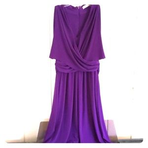 Calvin Klein Knee Length Purple Dress 14W